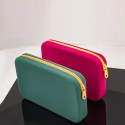 Bolsa de almacenamiento impermeable cuadrada con cierre portátil