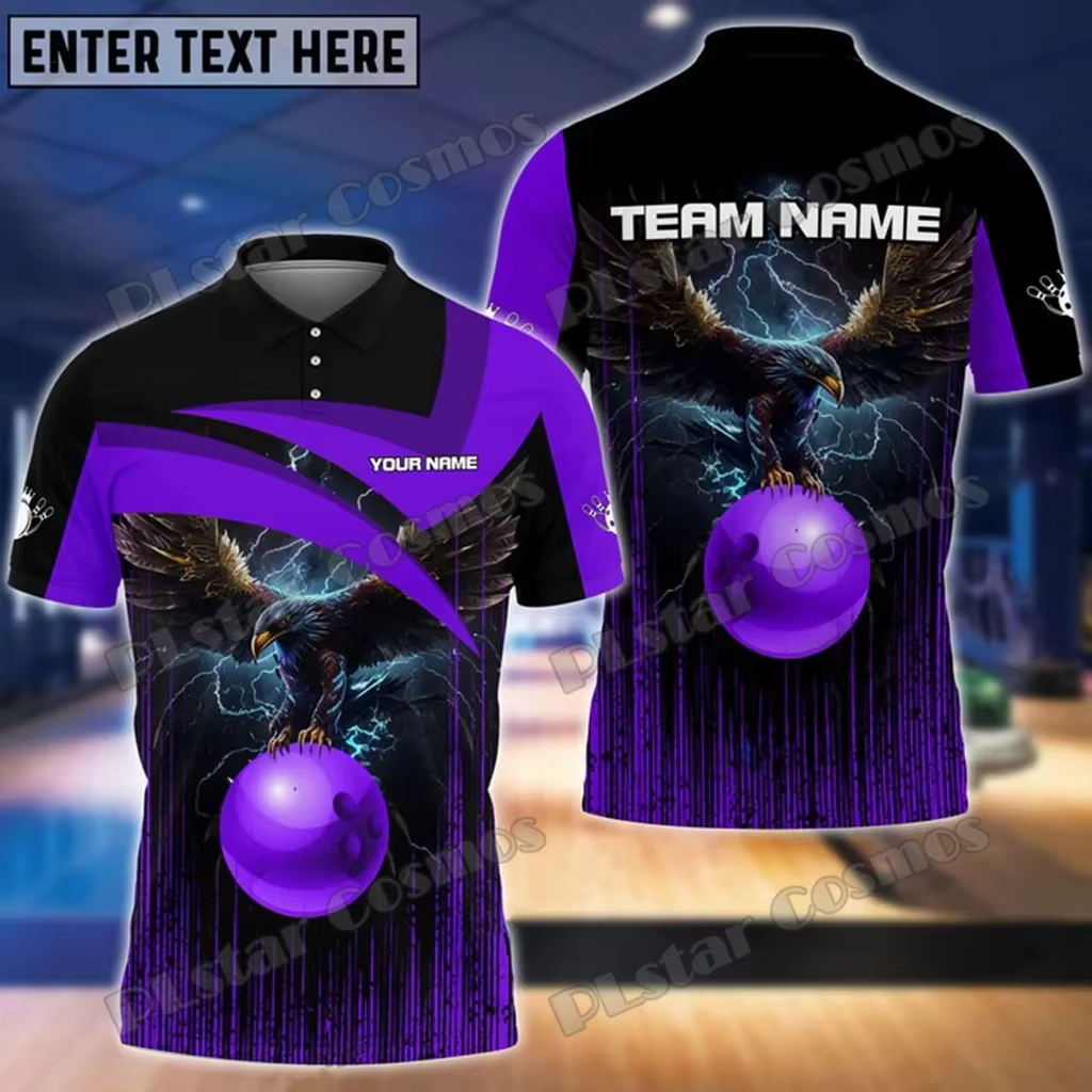 Polo Premium PLP56 Bowling & Pins – Estampado 3D Eagle personalizable - imagen 2