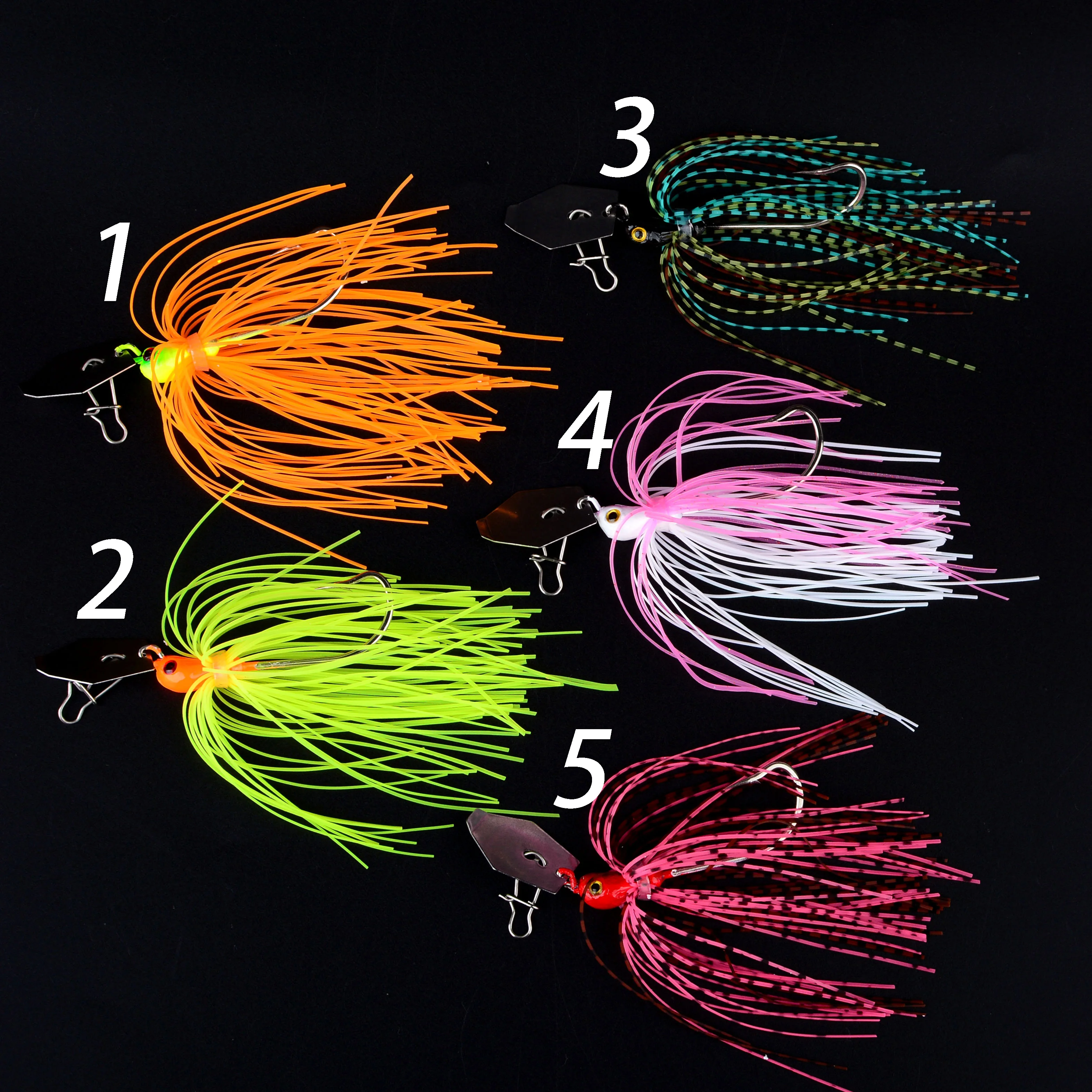 Señuelo Spinnerbait con doble cuchilla para lucio - imagen 3