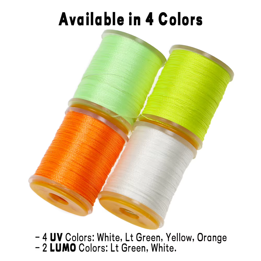 WIFREO Lumo 150D – Hilo de atar moscas UV Fluo para Lucio - imagen 2