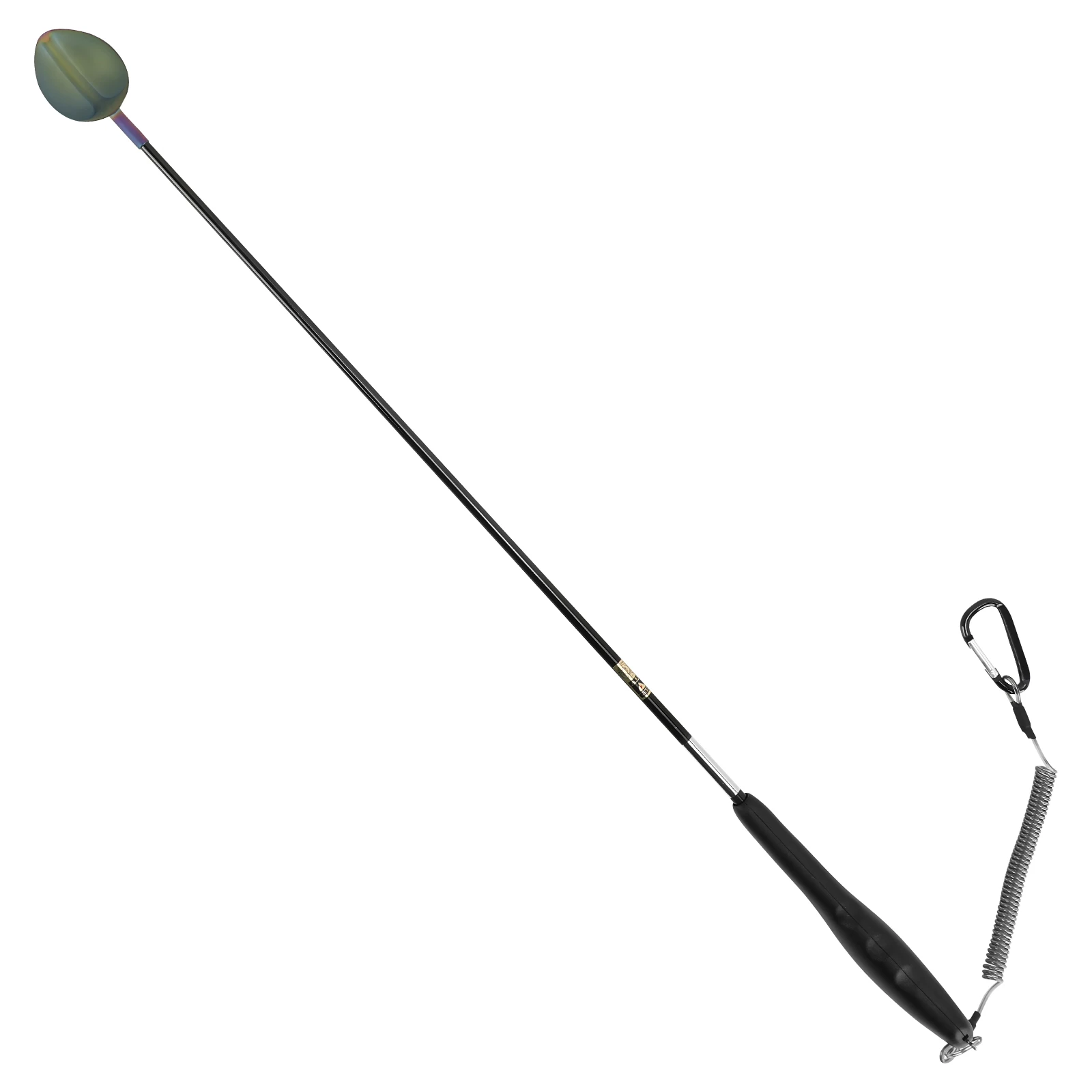 Cuchara de pesca SANLIKE titanio con eje carbono y mango ABS