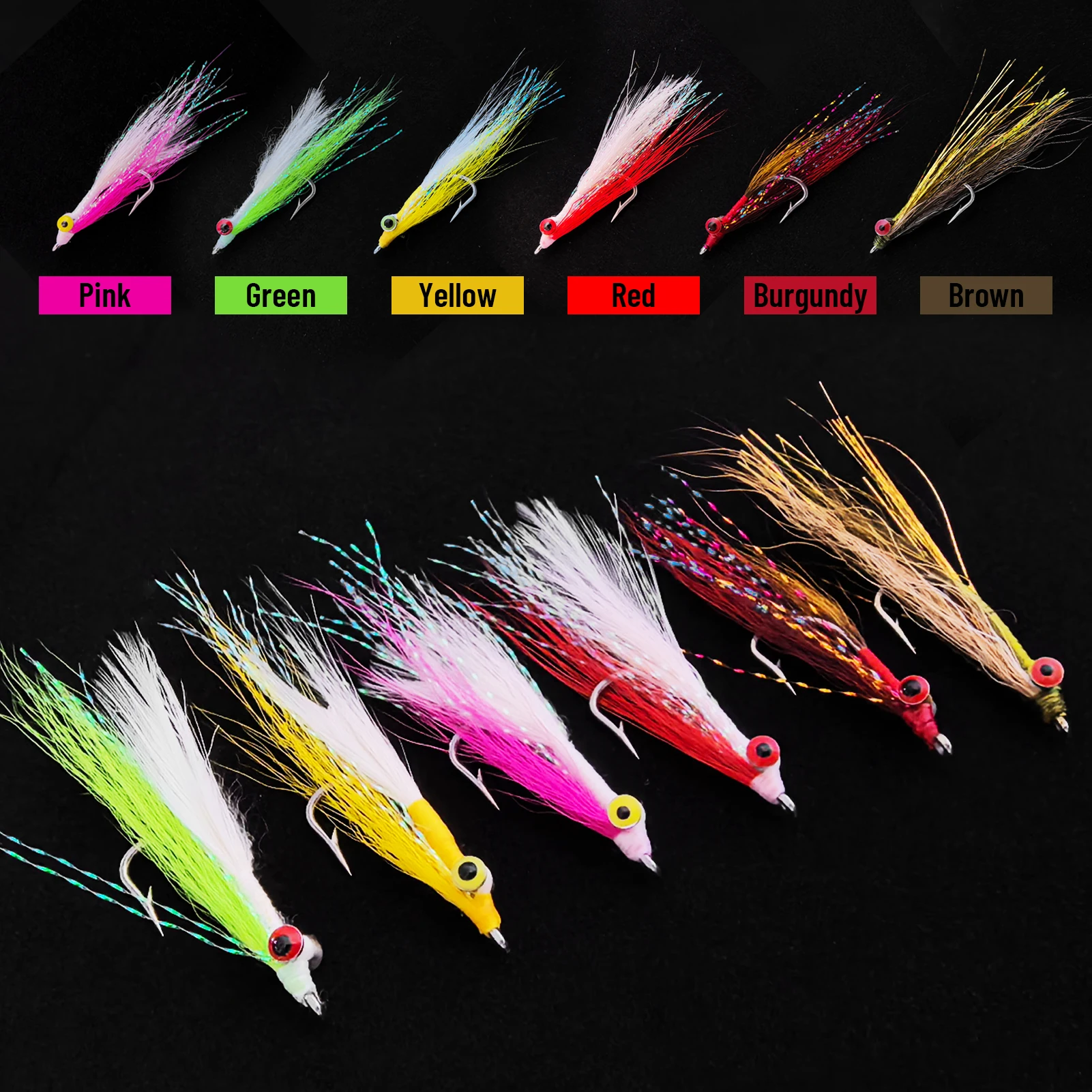 GRATIS FISHER Skinny Clouser Minnow para perca, trucha y lucio - imagen 3