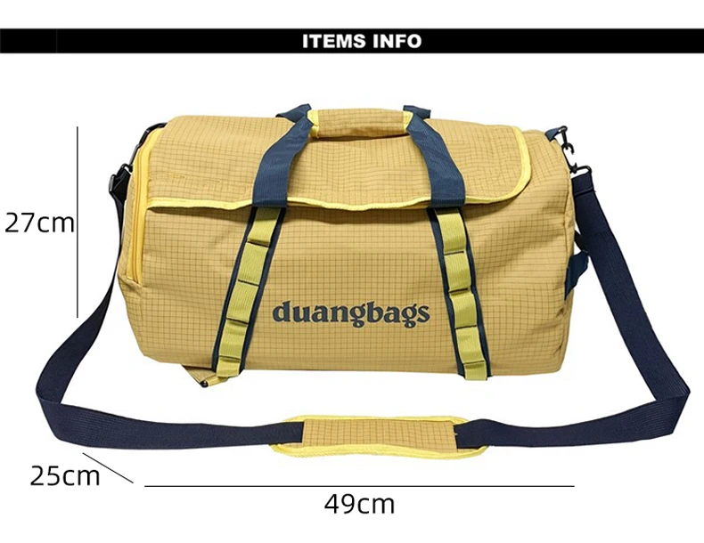 Bolsa deportiva multifuncional Scione en vista frontal