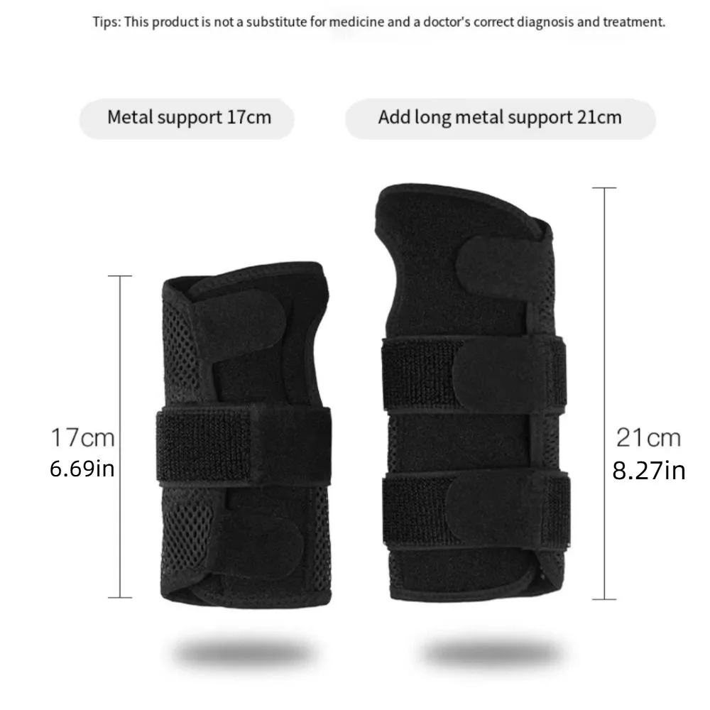 Muñequera ergonómica ajustable en negro