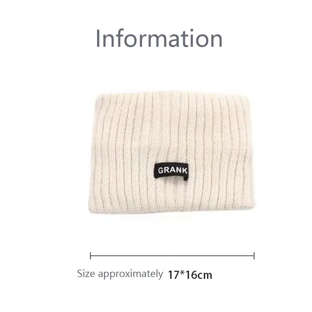 Gorro tejido con diadema ancha de punto elástico en color sólido