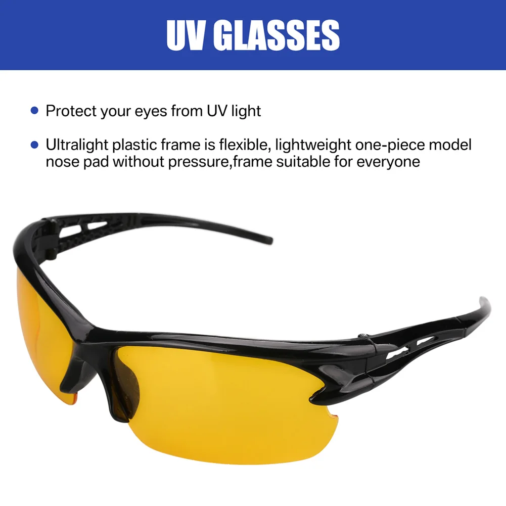 Gafas de protección UV incluidas