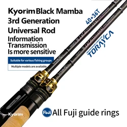 Caña Bass Kyorim BASS LURE de carbono Toray con portacarretes Fuji VSS
