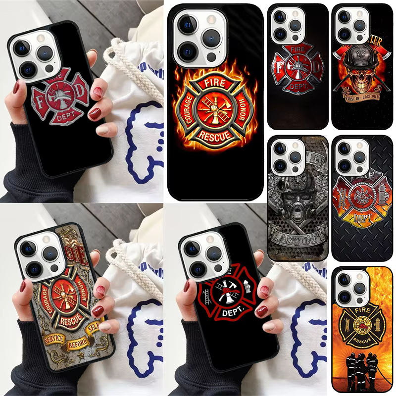 Funda iPhone 17/16/15/14/13/12 Plus – Departamento Rescate Bomberos - imagen 2