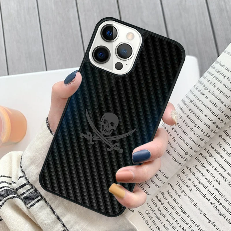 Funda pirata Krajews con calavera y huesos cruzados