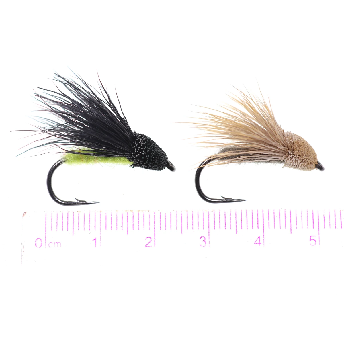 Pelo de alce y acabado del hackle