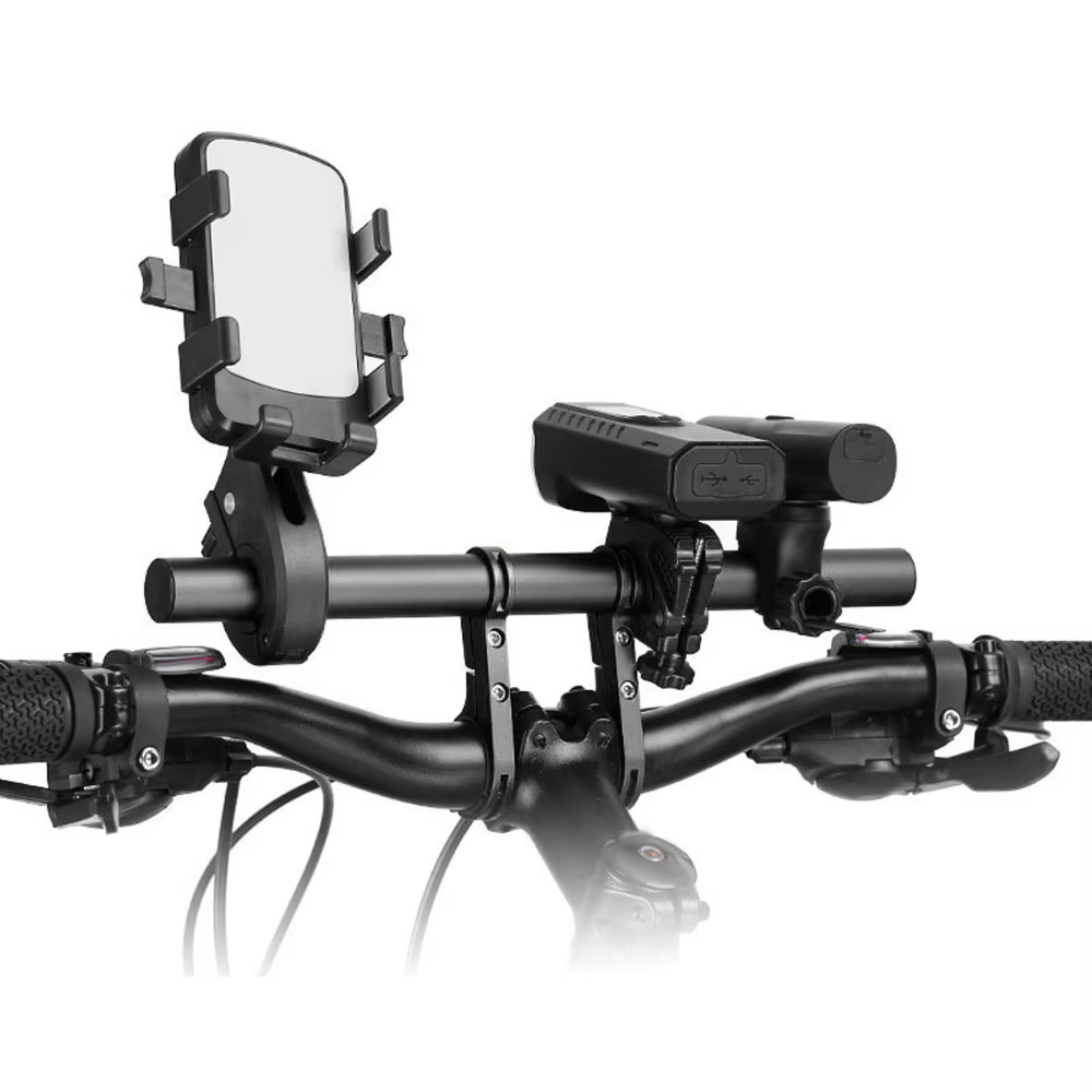 Extensor de Manillar Bicicleta Aluminio 30cm – Doble Abrazadera 25.4/31.8mm - imagen 2