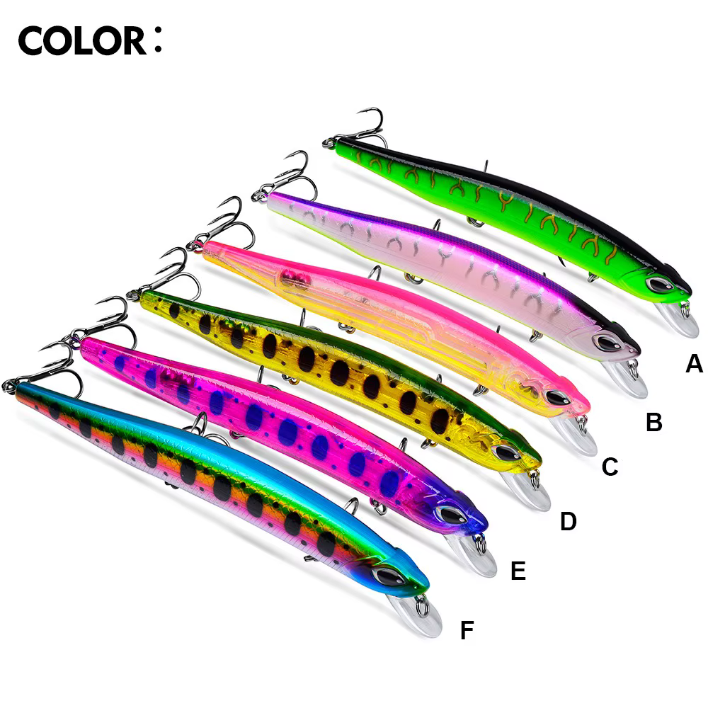 Señuelos artificiales flotantes – Wobblers y Minnows para lubina - imagen 5