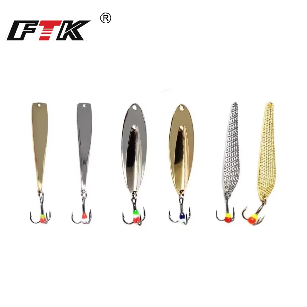 Equilibradores Tungsteno FTK 5-20g Dorado y Plateado para Trolling