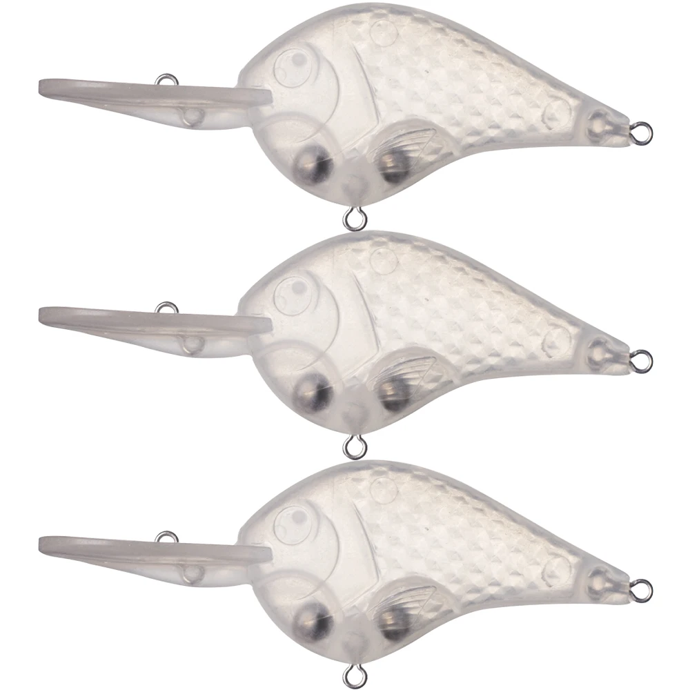 Señuelo en blanco crankbait sin pintar