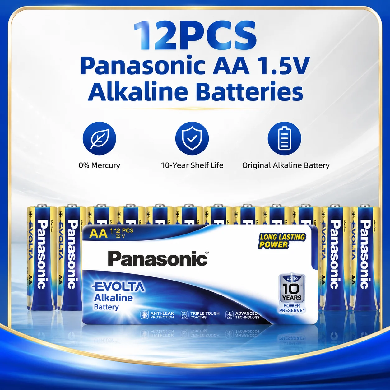 Panasonic Pila alcalina AA para cámaras y linternas - imagen 4