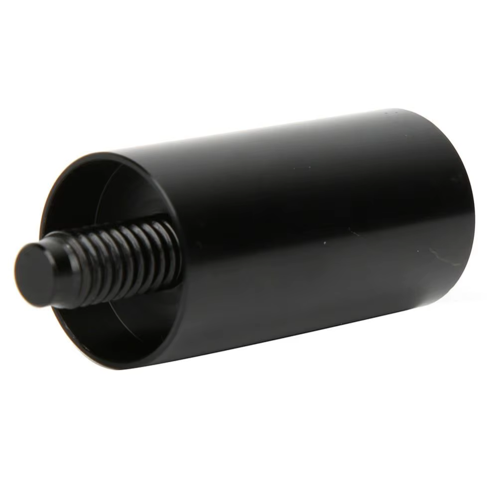 Alargadera compacta de aluminio negro para taco de billar