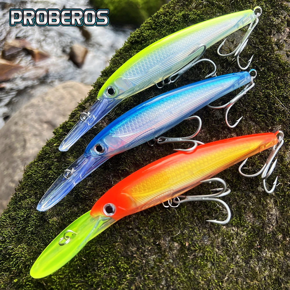 Proberos señuelo flotante tipo minnow para lubina salada – largo - imagen 3