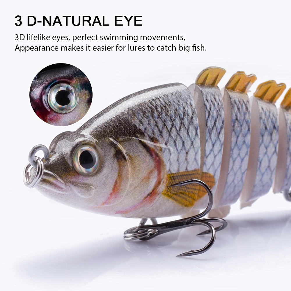 Hanlin Swimbait 85mm 11g – Hundimiento lento para trucha