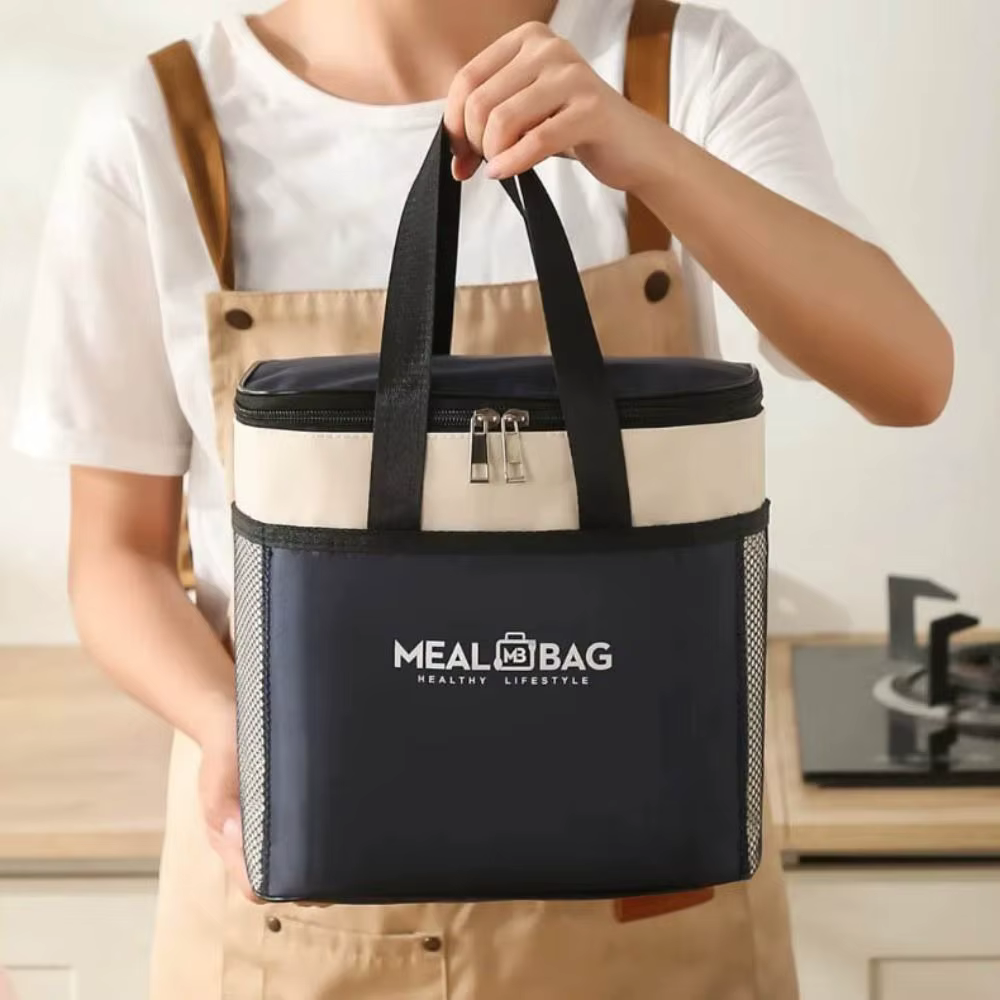 Bolsa térmica Oxford impermeable de aluminio para almuerzo - imagen 3