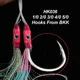 Anzuelos Dobles Obsession HK036 – Acero carbono para jigging lento - imagen 4
