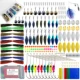FREE FISHER Kit de Señuelos con lentejuelas metálicas y faldas de goma - imagen 5