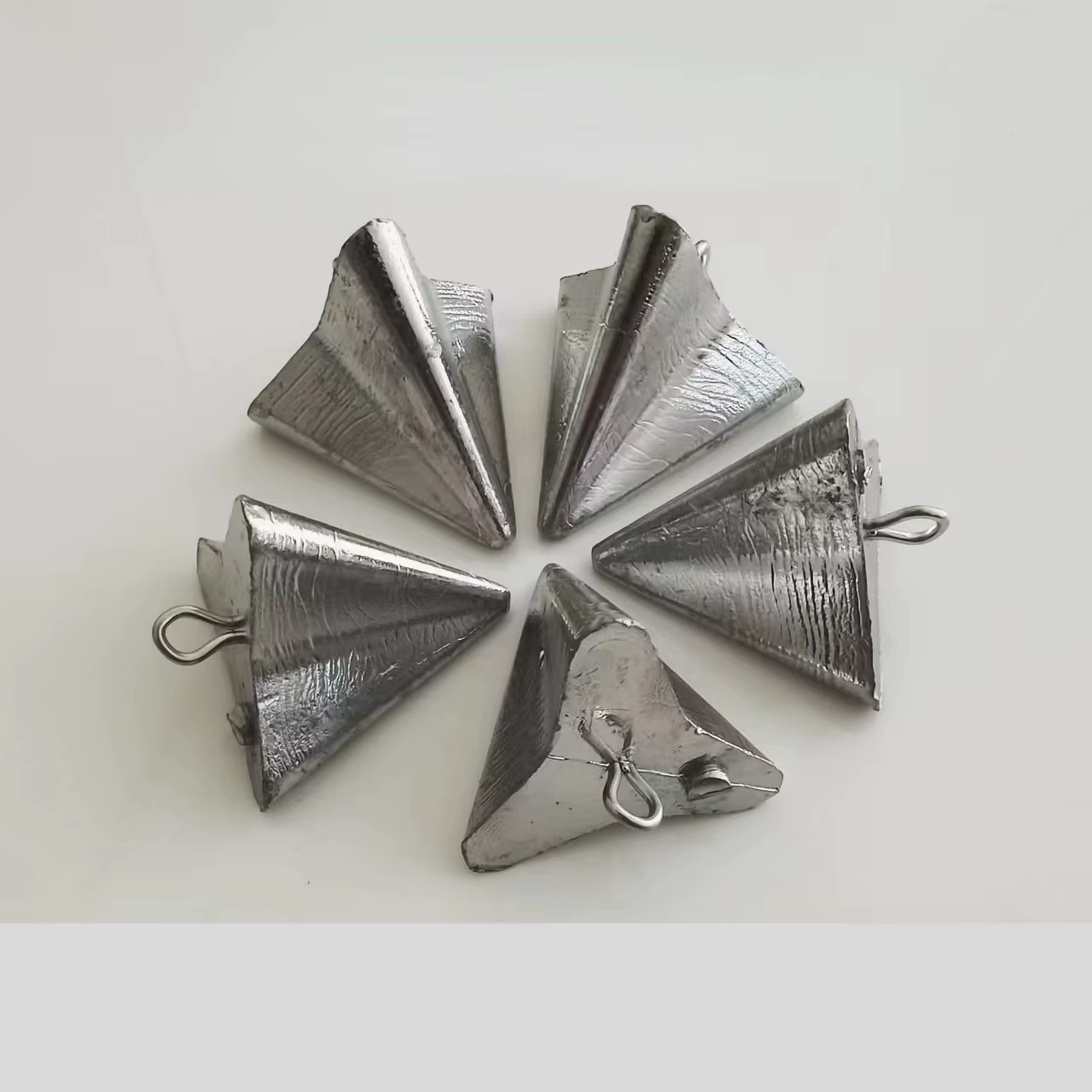 Colgante de plomo triangular gota agua para pesca en mar - imagen 3
