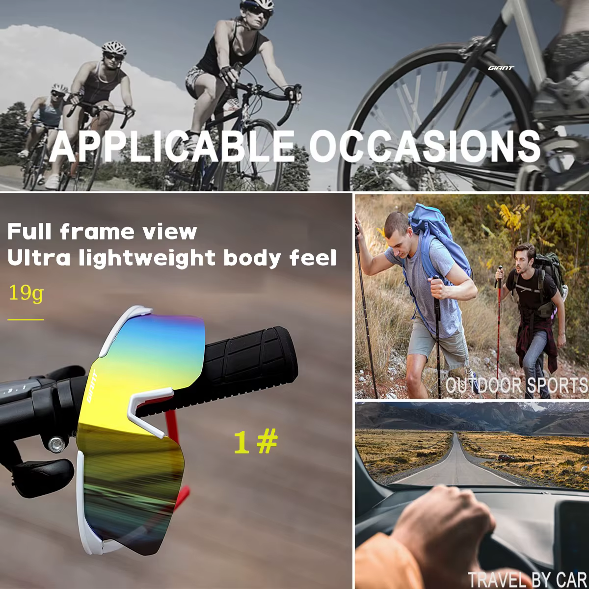 Gafas Pesca REVO Ojo Gato UV400 Antivaho Lente HD Protección - imagen 5