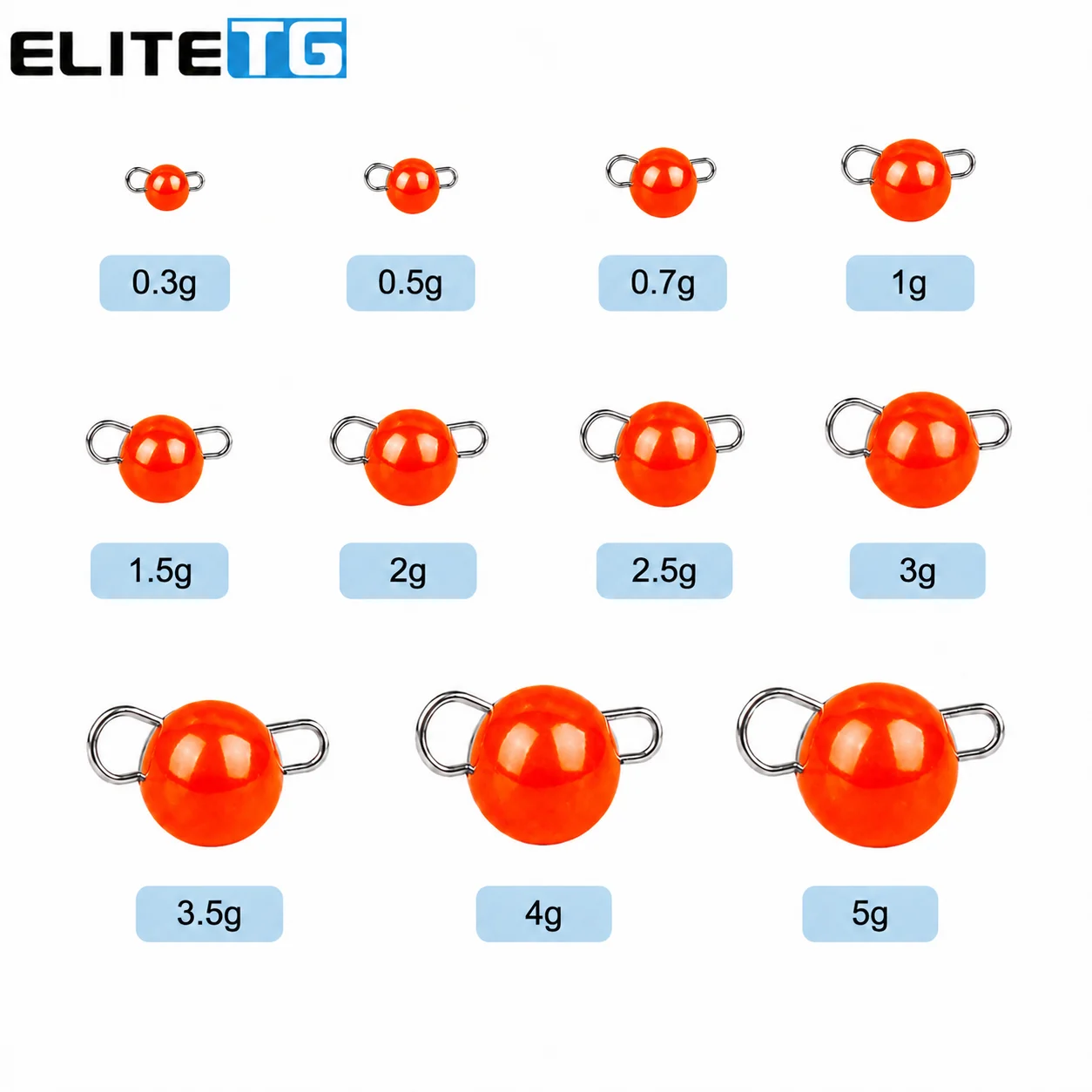 Plomos Cheburashka de tungsteno Elite TG para señuelos - imagen 3