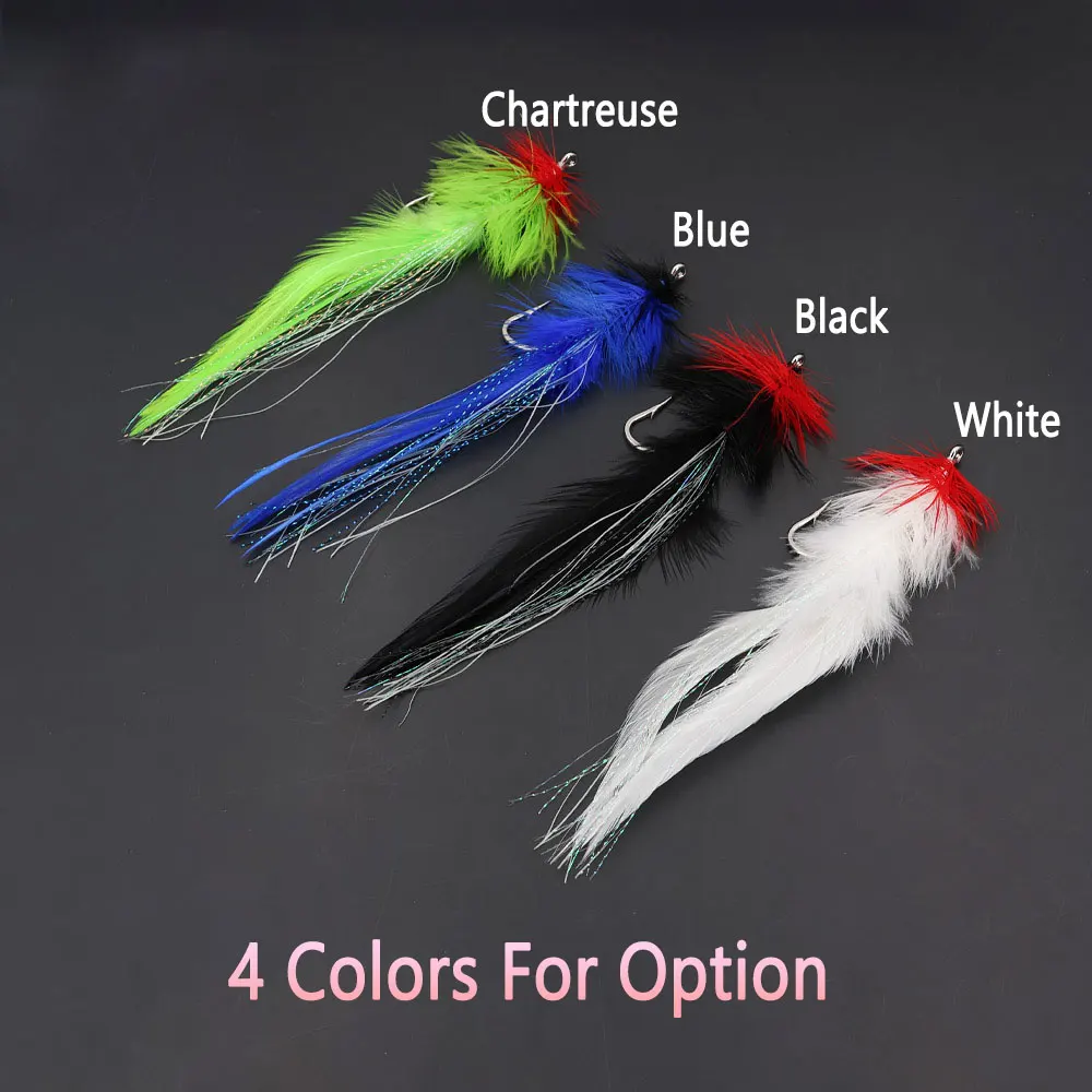 Streamer de marabú Seaducer Baitfish para lucio y mar - imagen 5