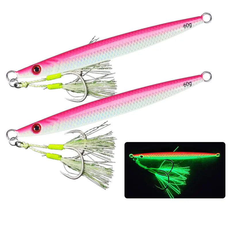 AS Fast Jig-señuelo metálico hundido vertical para pesca en barco