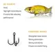 Señuelo Crankbait para lubina, ojos 3D, hundimiento lento - imagen 5