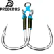 Anzuelos de asistencia Jigging Proberos inox con línea PE, agua salada - imagen 2