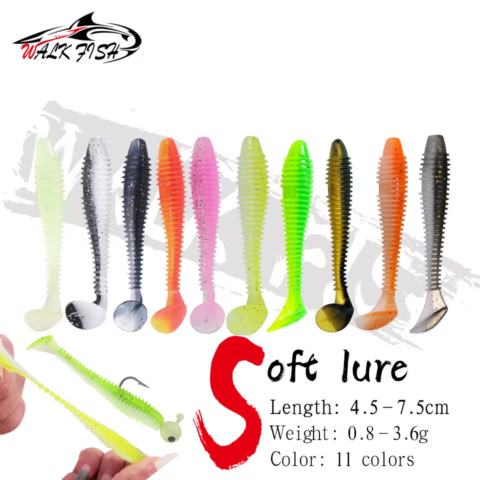 Swimbait Walk Fish 7,5 cm – Señuelo blando para mar - imagen 4
