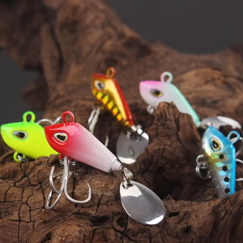 Mini VIB metálico con cuchara – señuelo de vibración hundente - imagen 5
