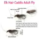 Mosca seca tipo Caddis flotante pelo de alce para trucha y gris - imagen 2