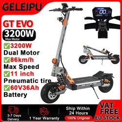 Patinete eléctrico GELEIPU GT EVO – Motor dual todoterreno