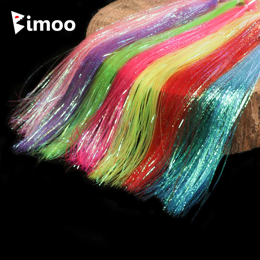 Bimoo Flashabou 1mm – Oropel corrugado para atado de moscas