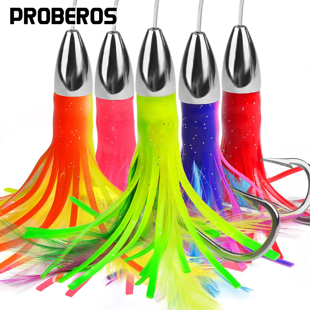 Señuelo de arrastre Proberos para agua salada – marlin y atún - imagen 4