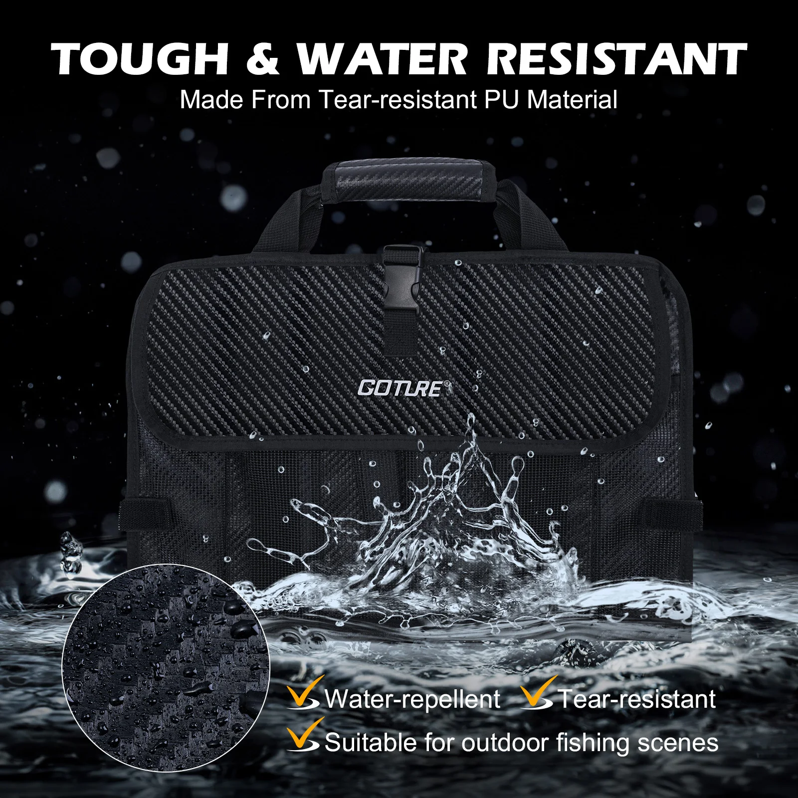 Bolsa para señuelos de plomo Goture – portátil para pesca en barco - imagen 4