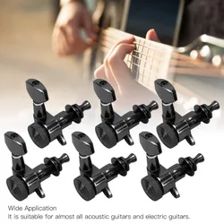 Clavijas de bloqueo para guitarra negras con afinación estable