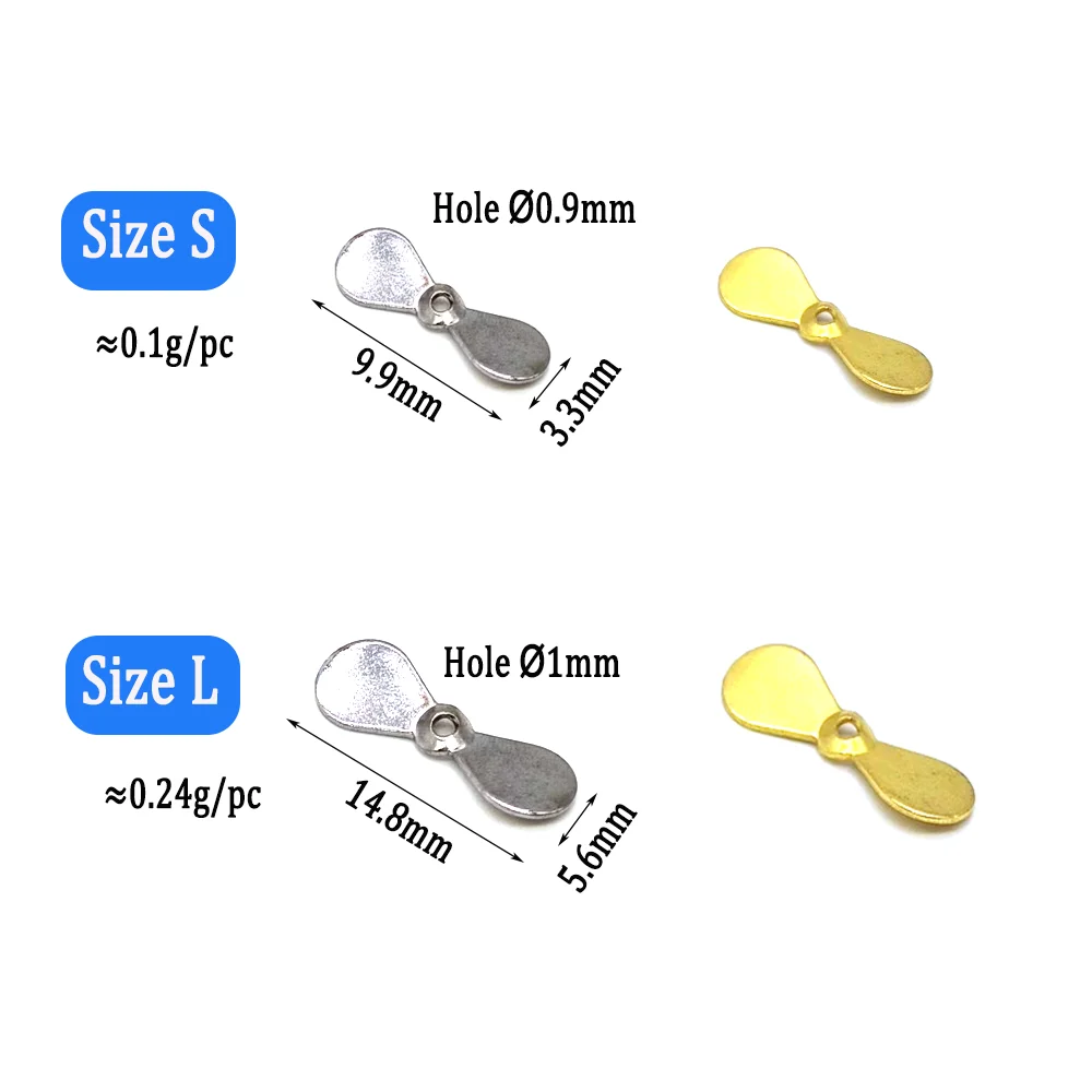 Turbo Spinner Wifreo – Cuchillas giratorias para señuelo spinner - imagen 5