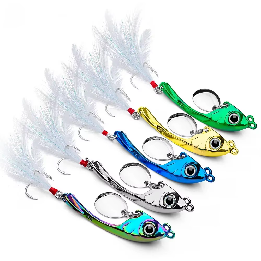 Wobbler metálico giratorio cuchara para pesca de lucio - imagen 5