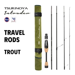 TSURINOYA INTRUDER: caña de pesca portátil de 4 secciones 1,68 m