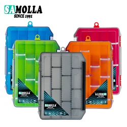 Caja de pesca con compartimentos – Organizador resistente para señuelos