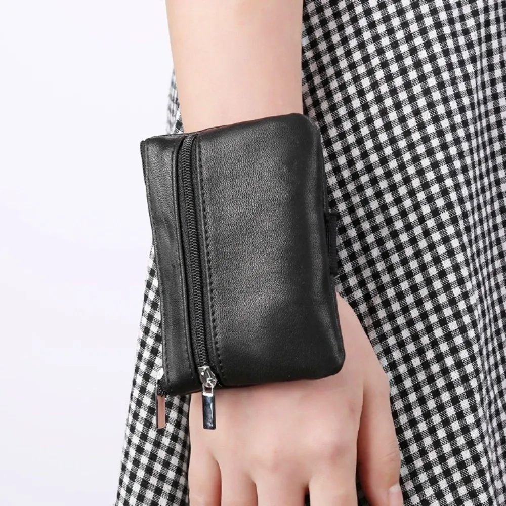 Bolso de mano portátil con cremallera y cuero PU para mujer - imagen 3