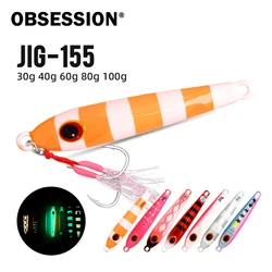 OBSESSION J155 Jig señuelo metálico hundido de vástago largo