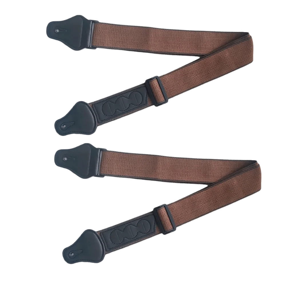 Correas para Guitarra de Algodón Marrón Profesionales – Juego - imagen 5
