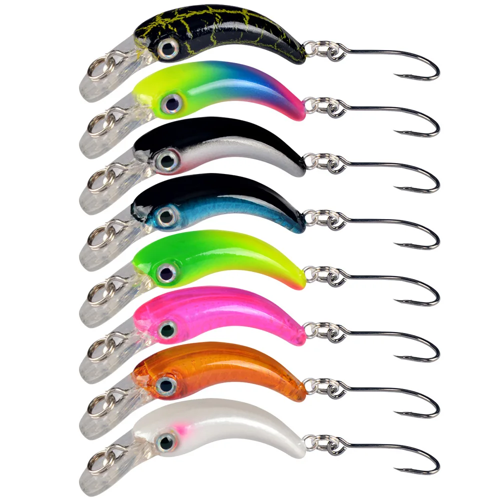 Wobbler flotante para trucha y perca – cebo duro micro