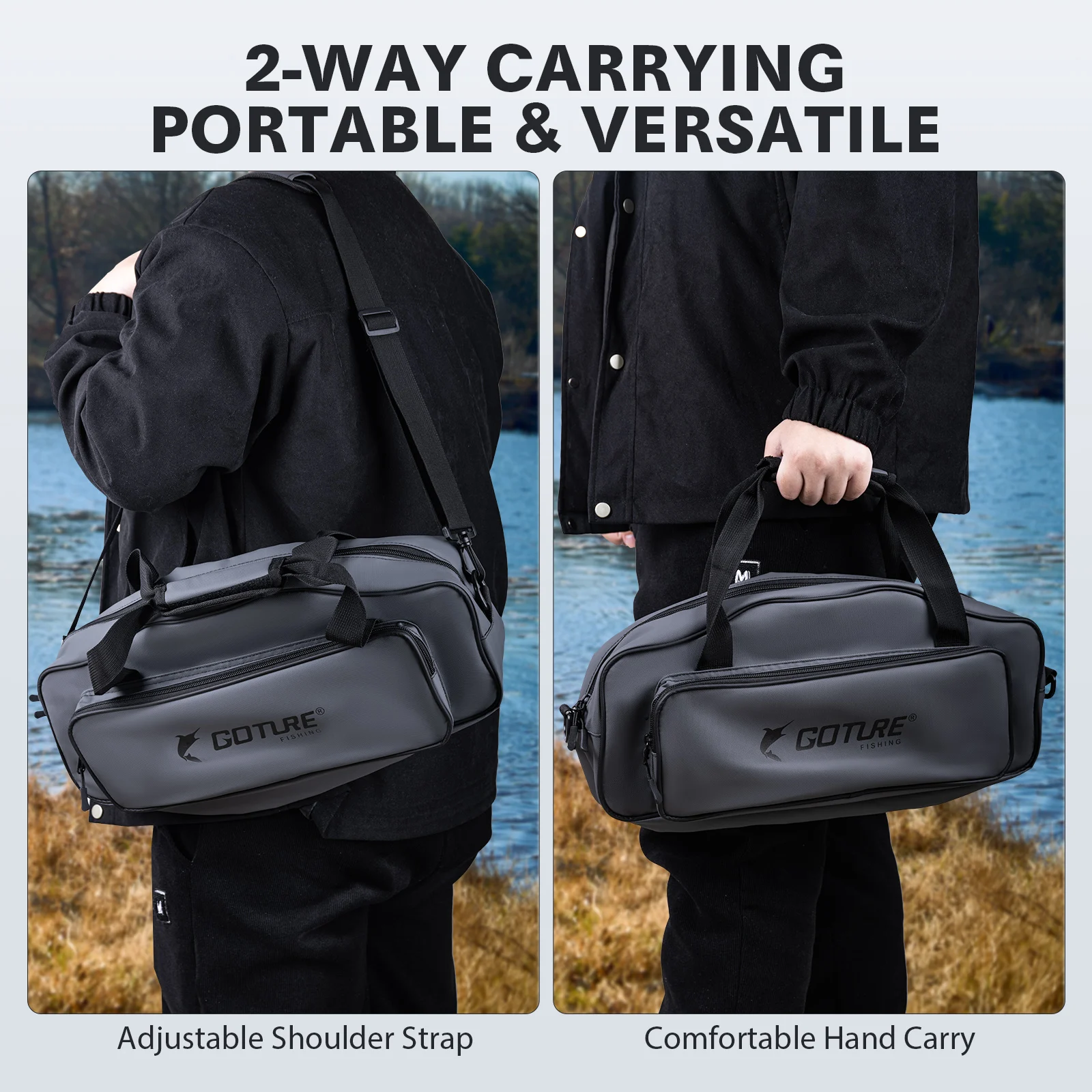 Bolsa de pesca Goture impermeable Oxford 900D para accesorios - imagen 4