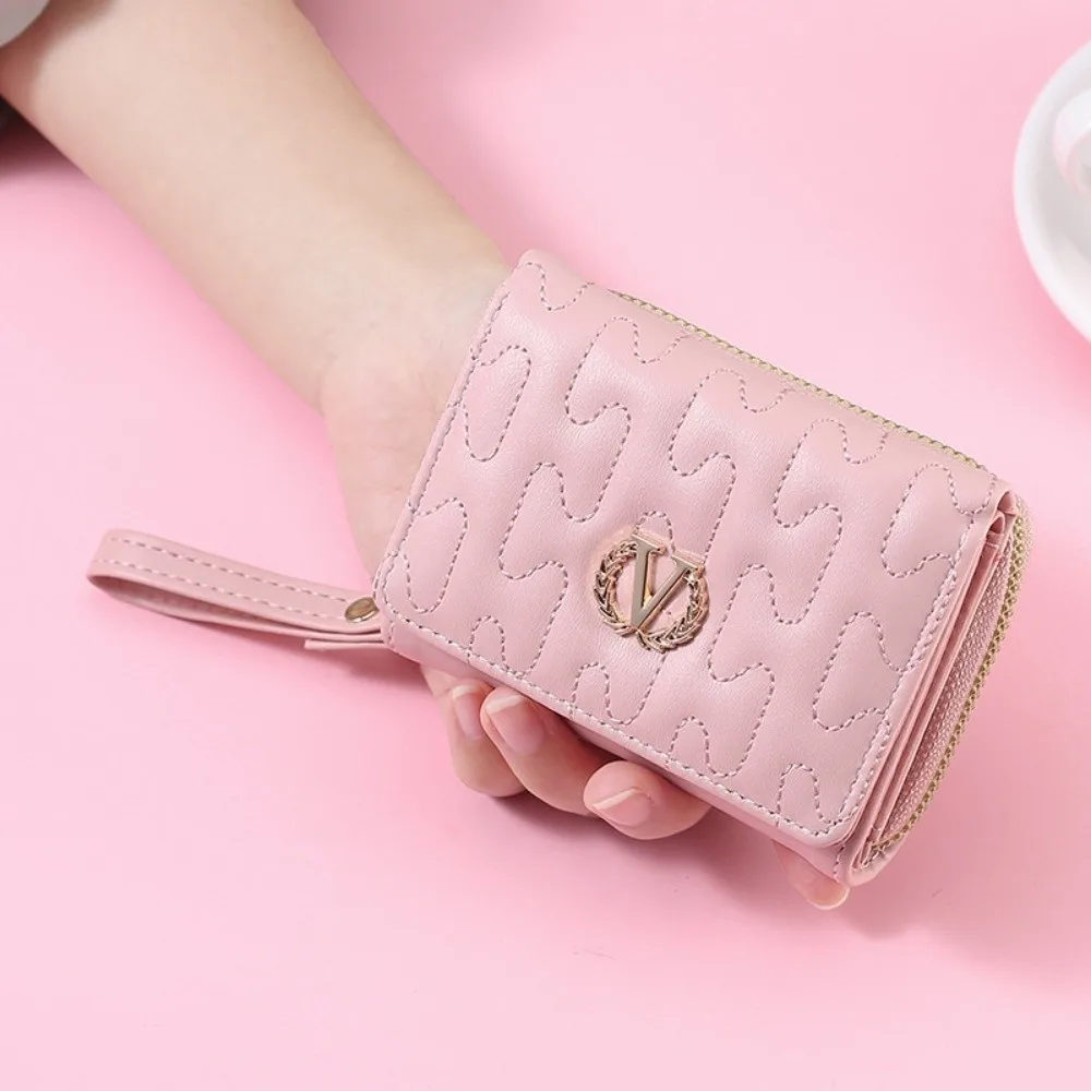 Cartera de mano con forma de V para tarjetas y documentos mujer - imagen 2